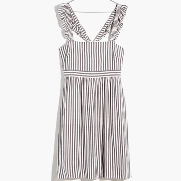 Madewell ruffle strap empire waist dress - Picture 1 of 3